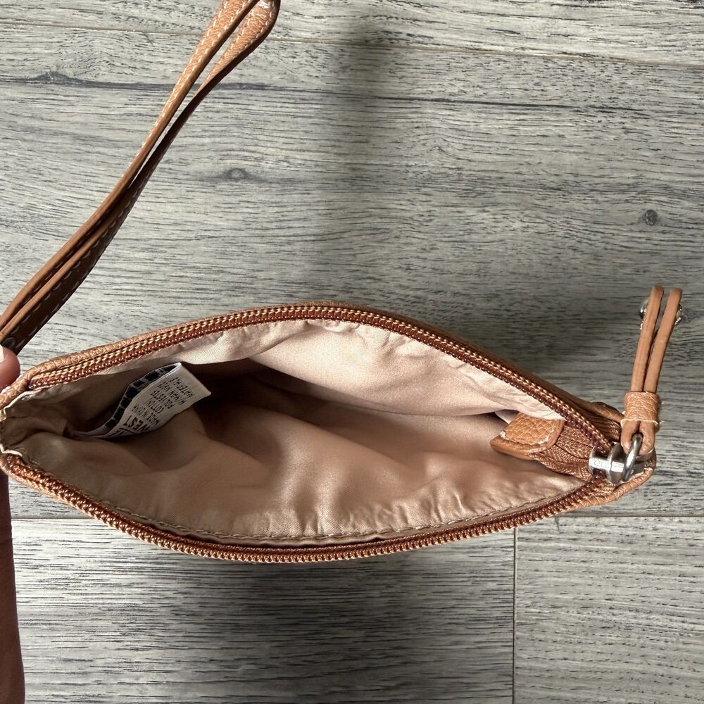 Nine West Nautical Canvas Wristlet Clutch - Picture 3 of 4